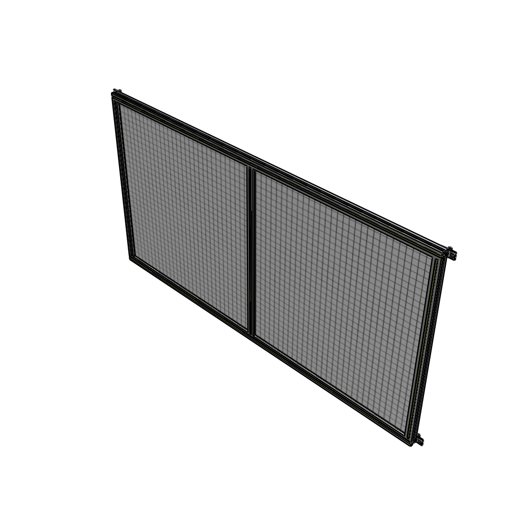 B4-1400-2400-0150-HYMZK DOUBLE PANEL-NO LEGS, HINGE CONNECTORS 1400MM X 2400MM  1" MESH, AS A KIT