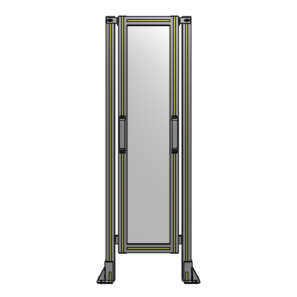 SINGLE REMOVABLE PANEL WITH LEGS 1400MM X 450MM 1/4" POLYCARBONATE, AS A KIT