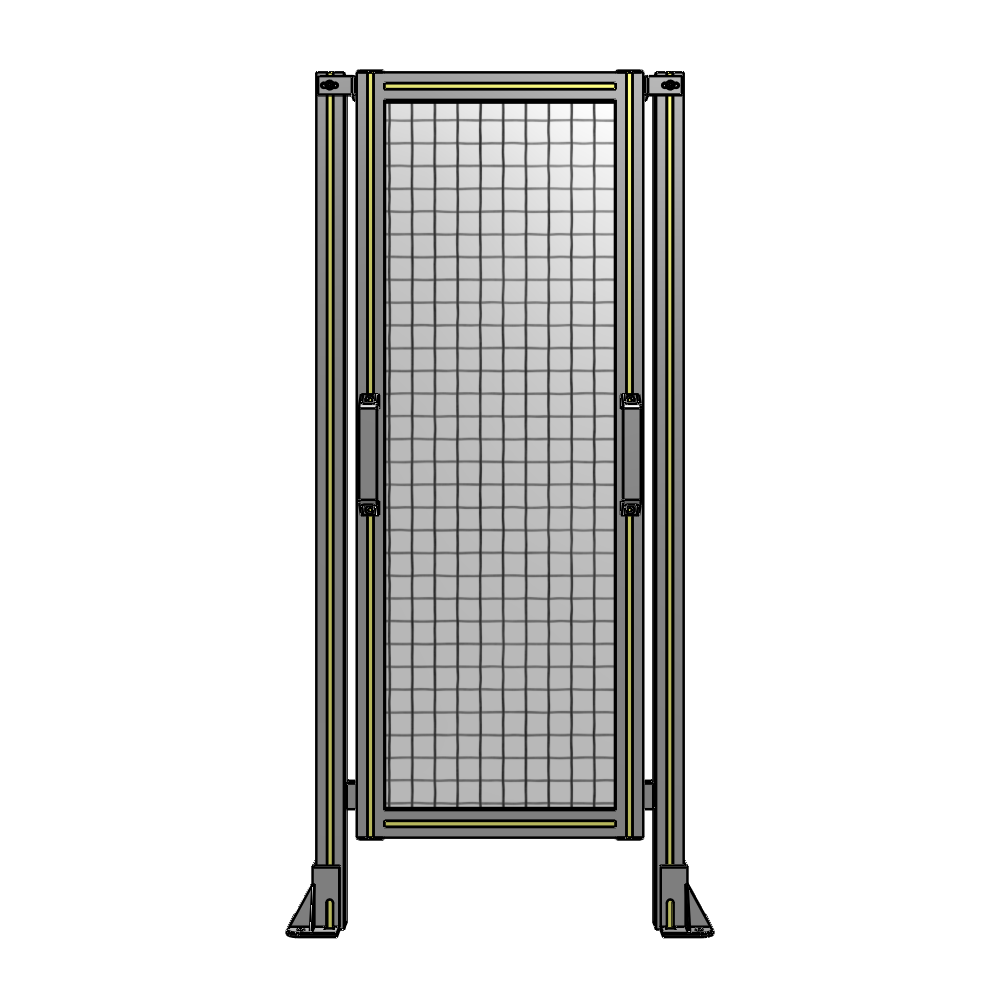 SINGLE REMOVABLE PANEL WITH LEGS 1400MM X 600MM 1" MESH, AS A KIT