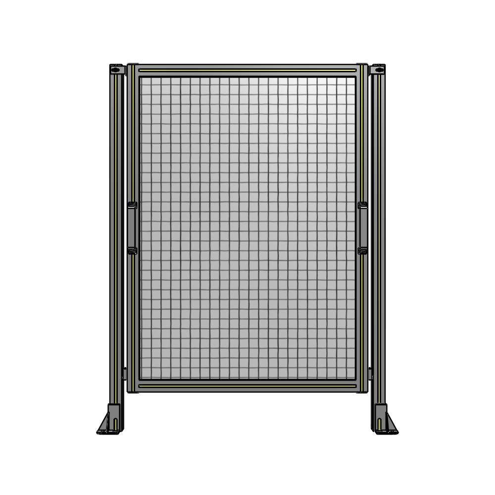 SINGLE REMOVABLE PANEL WITH LEGS 1400MM X 1050MM 1" MESH, FULLY ASSEMBLED