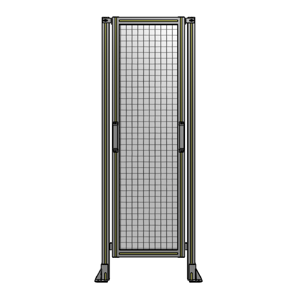 SINGLE REMOVABLE PANEL WITH LEGS 1700MM X 600MM 1" MESH, FULLY ASSEMBLED