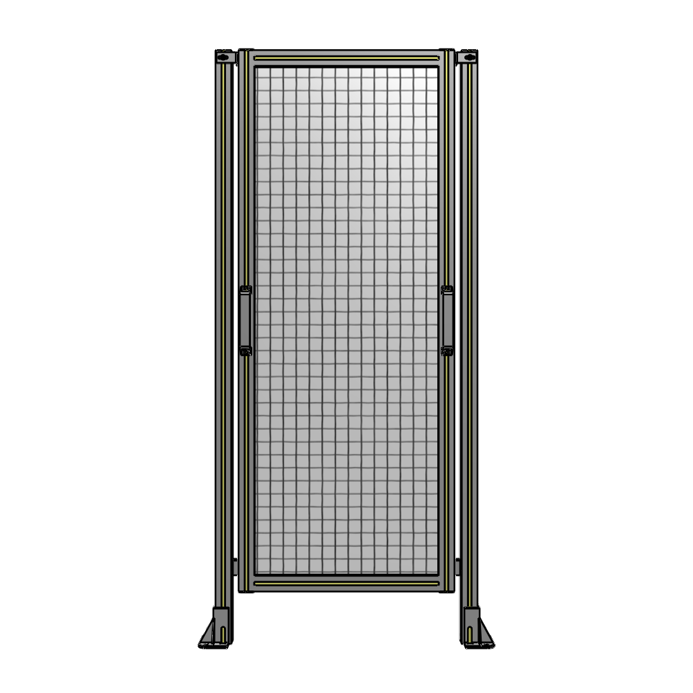 SINGLE REMOVABLE PANEL WITH LEGS 1700MM X 750MM 1" MESH, AS A KIT