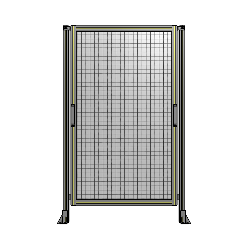 SINGLE REMOVABLE PANEL WITH LEGS 1700MM X 1050MM 1" MESH, FULLY ASSEMBLED