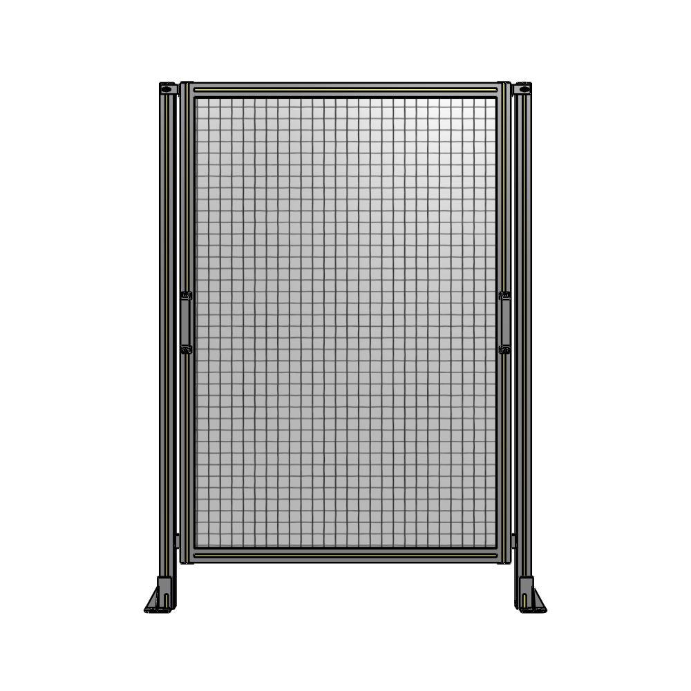 SINGLE REMOVABLE PANEL WITH LEGS 1700MM X 1200MM 1" MESH, AS A KIT
