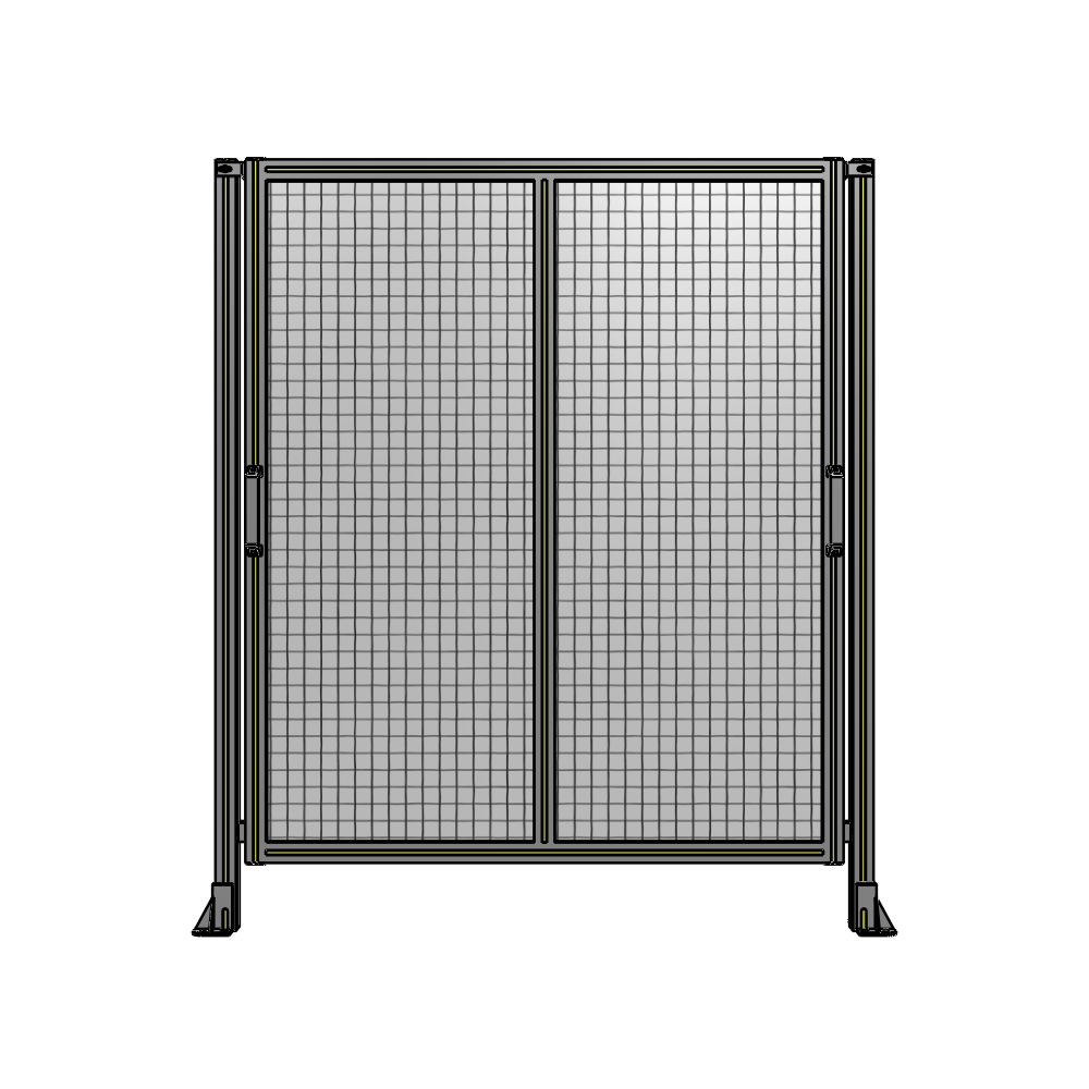 DOUBLE REMOVABLE PANEL WITH LEGS 1700MM X 1450MM 1" MESH, AS A KIT