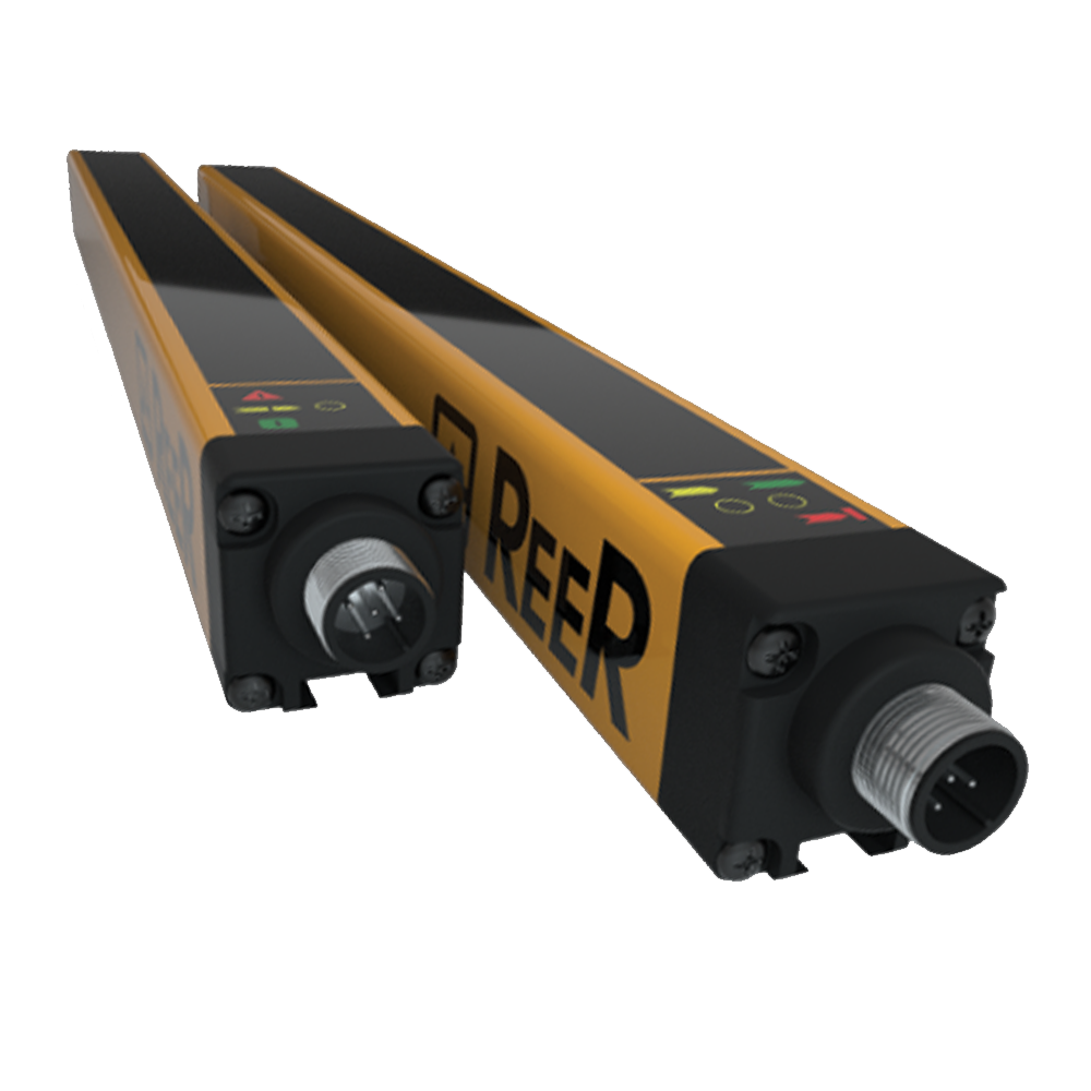 REER HAND DETECT SAFETY CURTAIN, A/M RESET, EDM, 30MM RES, CAT 2, 240MM LENGTH(EOS2 153 X)