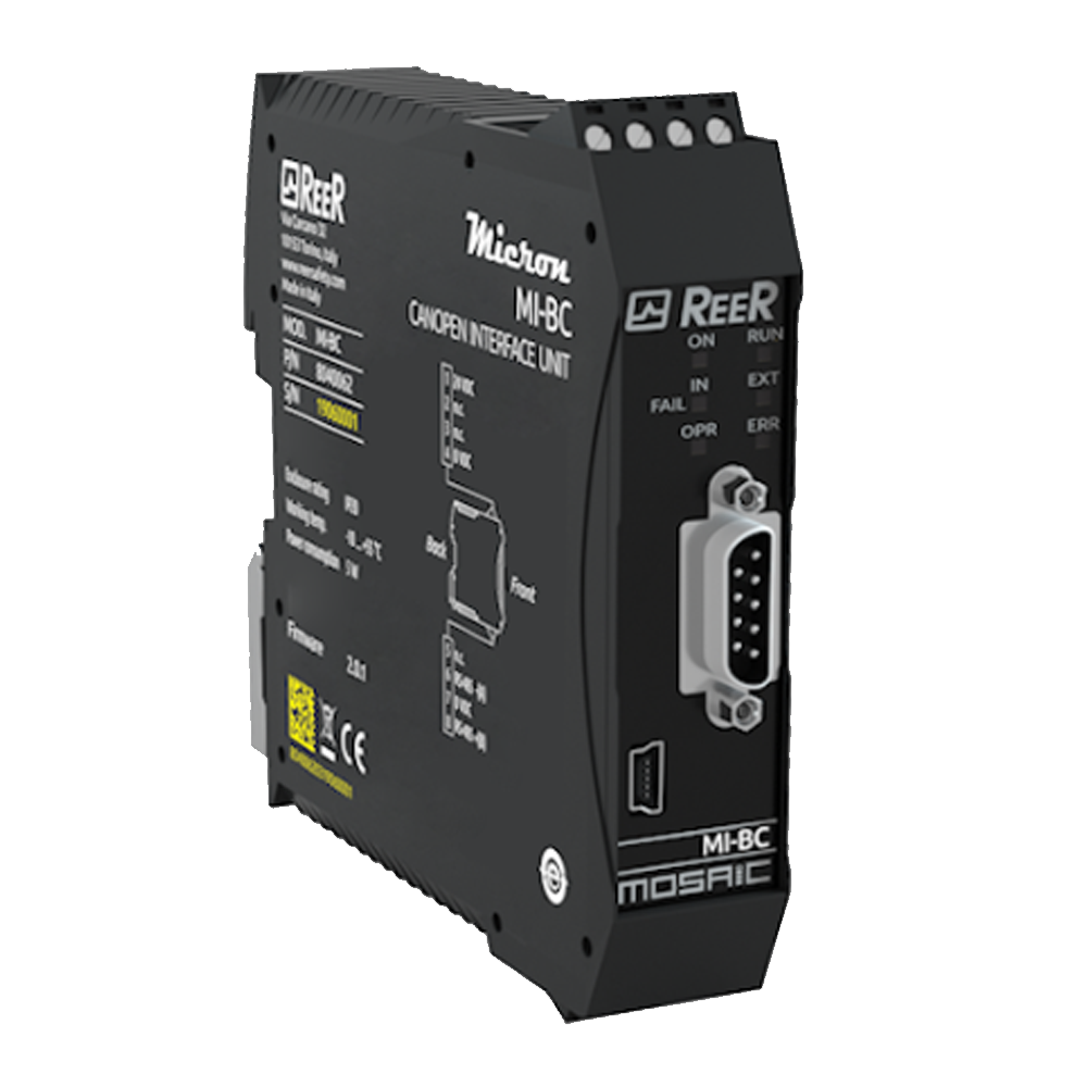 REER FIELBUS COMMUNICATION UNIT FOR MICRON, ETHERNET IP, 128 MM LENGTH,(MI-BEI)