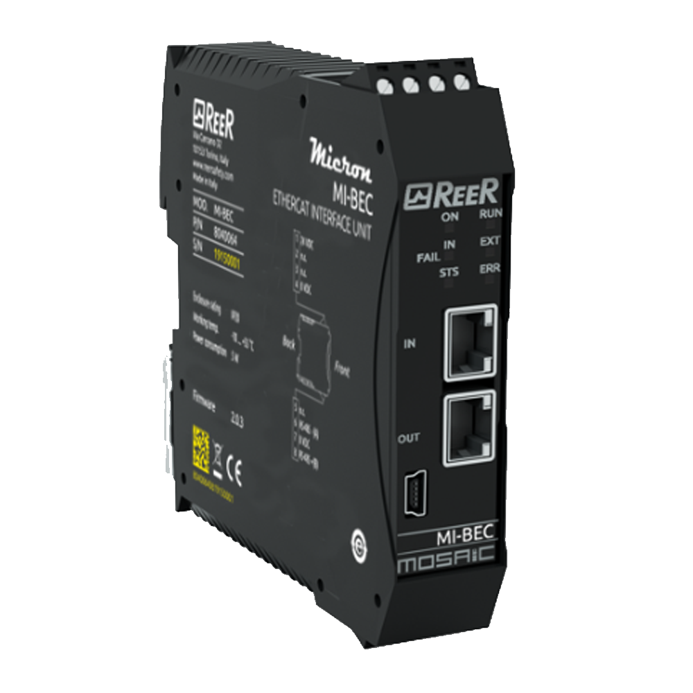REER FIELBUS COMMUNICATION UNIT FOR MICRON, USB UNIVERSAL SERIAL BUS, 128 MM LENGTH,(MI-BU)