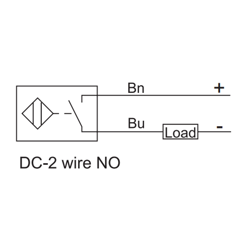 NI20-G18-ON6L-Q12 ELCO THREADED CYLINDRICAL INDUCTIVE SENSOR M18, SWITCHING DISTANCE 20 MM, NON-FLUSH, IP68, -25 TO 70 DEG C, NPN NO, M12 CONNECTOR