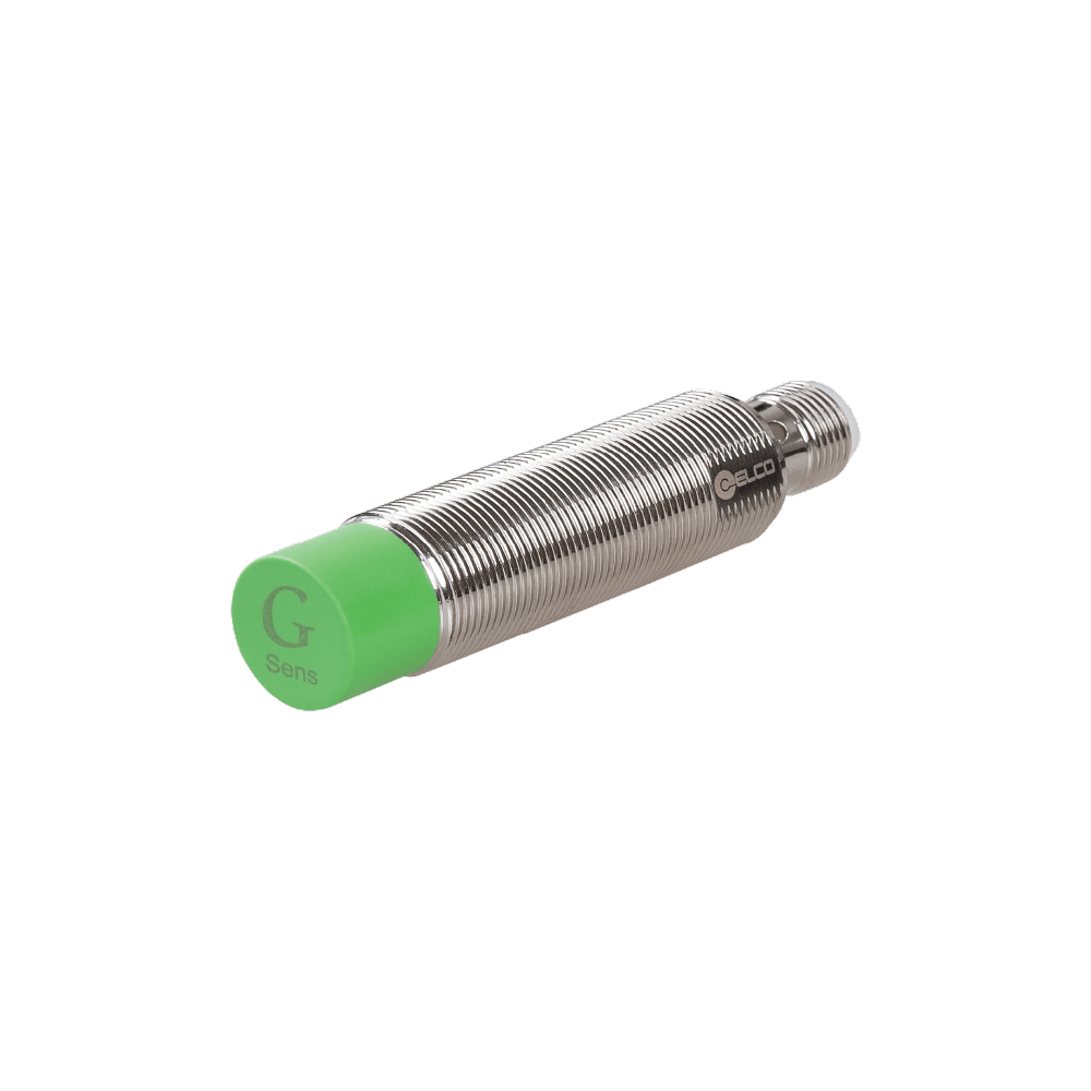 NI12-ZG18-ON6L-Q12 ELCO S.S. THREADED CYLINDRICAL INDUCTIVE SENSOR M18, SWITCHING DISTANCE 12 MM, NON-FLUSH, IP68, -40 TO 85 DEG C, NPN NO, M12 CONNECTOR
