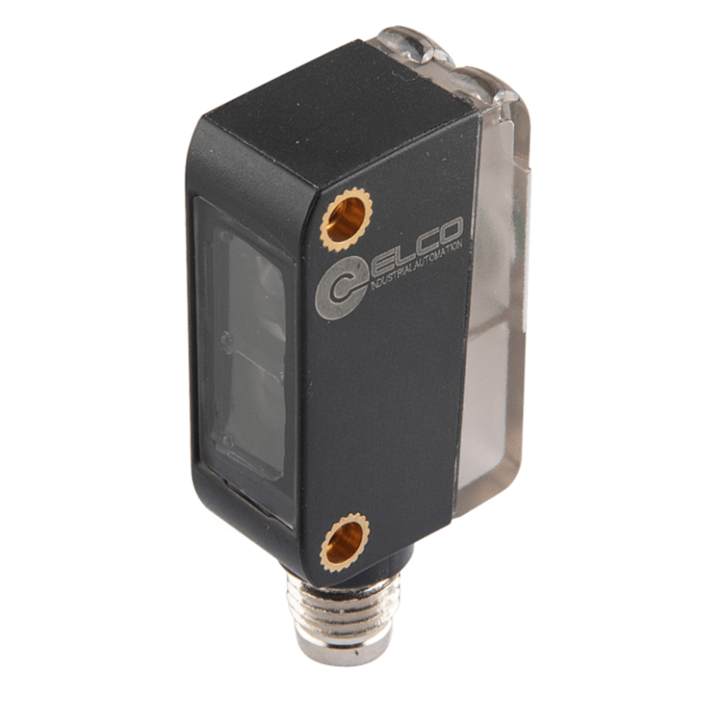 ELCO POLARIZED RETRO-REFLECTIVE SENSOR OS10S-SERIES, RED BEAM, OR:3M, NPN, LO/DO, 10 TO 30VDC, -20 TO 60 DEG C, SW FRQ:800HZ, IP67, M8 4-PIN