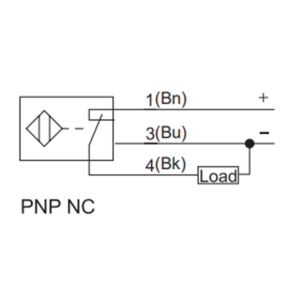 NI12-G18-ON6L ELCO THREADED CYLINDRICAL INDUCTIVE SENSOR M18, SWITCHING DISTANCE 12 MM, NON-FLUSH, IP68, -30 TO 85 DEG C, NPN NO, CABLE 2 M