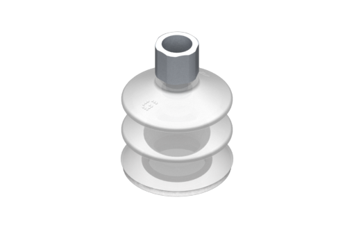 GIMATIC VACUUM CUP VG.LB42 SUCTION CUP, FDA-COMPLIANT SILICONE, 50 SHORE, G1/4? F, 0.63 IN. HEX W/ FDA-COMPLIANT SILICONE FOAM RING