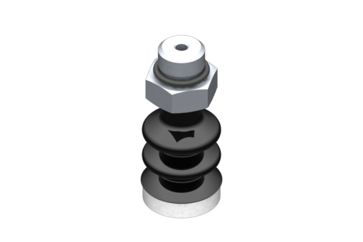 GIMATIC VACUUM CUP SUCTION CUP VG.LB16 NBR 50 SHORE, G1/8"” M, HEX 13MM W/ SILICONE RING