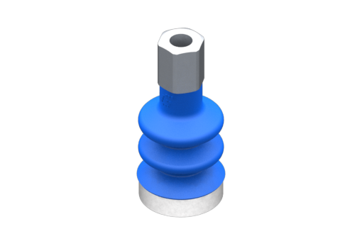 GIMATIC VACUUM CUP SUCTION CUP VG.LB16 HNBR 60 SHORE, M5 F, HEX 8MM W/ SILICONE RING