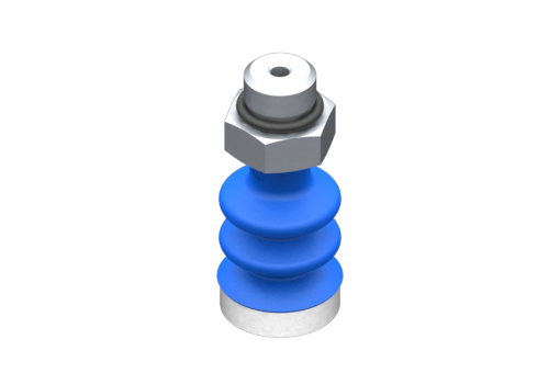 GIMATIC VACUUM CUP "SUCTION CUP VG.LB16 HNBR 60 SHORE, G1/8" M, HEX 13MM W/ SILICONE RING"