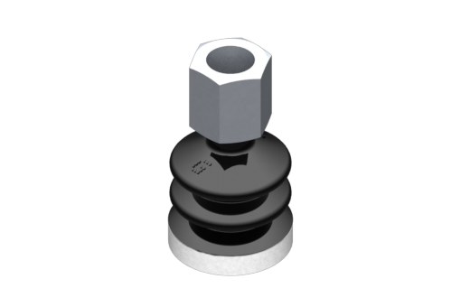 GIMATIC VACUUM CUP SUCTION CUP VG.LB22 NBR 50 SHORE, G1/8"” F, HEX 13MM W/ SILICONE RING