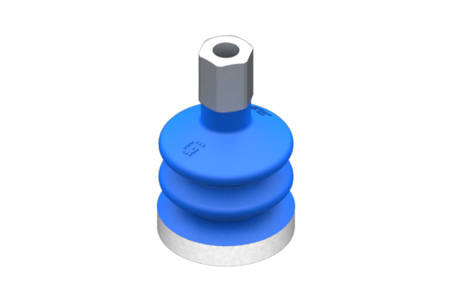 GIMATIC VACUUM CUP SUCTION CUP VG.LB22 HNBR 60 SHORE, M5 F, HEX 8MM W/ SILICONE RING