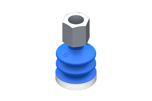 GIMATIC VACUUM CUP SUCTION CUP VG.LB22 HNBR 60 SHORE, G1/8"” F, HEX 13MM W/ SILICONE RING