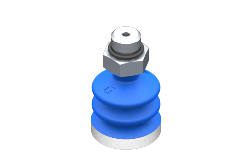 GIMATIC VACUUM CUP SUCTION CUP VG.LB22 HNBR 60 SHORE, G1/8"” M, HEX 13MM W/ SILICONE RING