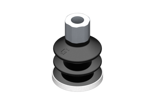 GIMATIC VACUUM CUP SUCTION CUP VG.LB33 NBR 50 SHORE, G1/8"” F, HEX 16MM W/ SILICONE RING