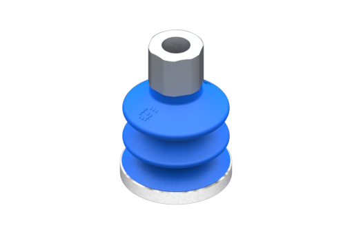 GIMATIC VACUUM CUP SUCTION CUP VG.LB33 HNBR 60 SHORE, G1/8"” F, HEX 16MM W/ SILICONE RING