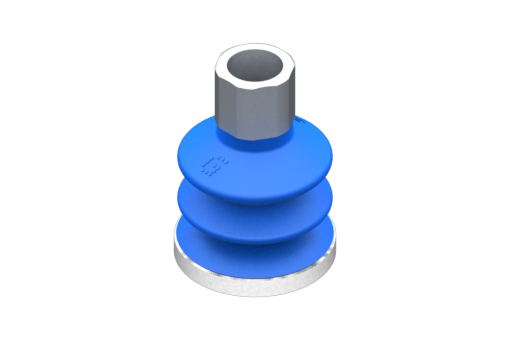 GIMATIC VACUUM CUP SUCTION CUP VG.LB33 HNBR 60 SHORE, G1/4” F, HEX 16MM W/ SILICONE RING