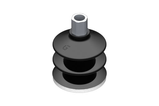 GIMATIC VACUUM CUP SUCTION CUP VG.LB42 NBR 50 SHORE, G1/8"” F, HEX 12MM W/ SILICONE RING
