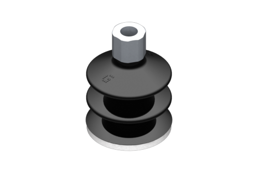 GIMATIC VACUUM CUP SUCTION CUP VG.LB42 NBR 50 SHORE, G1/8"” F, HEX 16MM W/ SILICONE RING