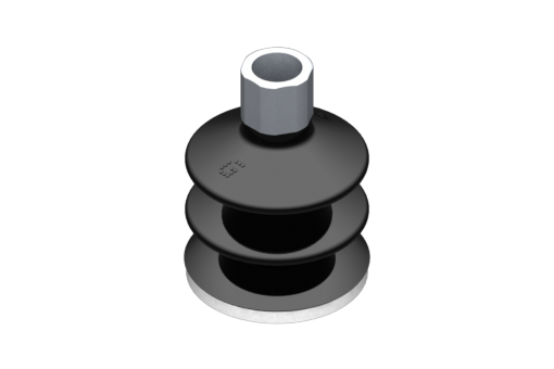 GIMATIC VACUUM CUP SUCTION CUP VG.LB42 NBR 50 SHORE, G1/4” F, HEX 16MM W/ SILICONE RING