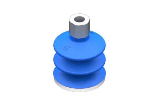GIMATIC VACUUM CUP SUCTION CUP VG.LB42 HNBR 60 SHORE, G1/8"” F, HEX 16MM W/ SILICONE RING