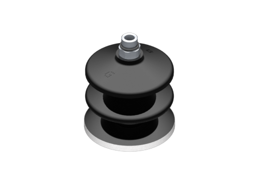 GIMATIC VACUUM CUP SUCTION CUP VG.LB53 NBR 50 SHORE, G1/8" M, HEX 12MM W/ SILICONE RING