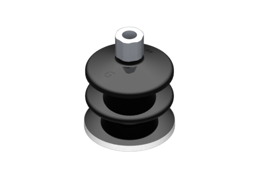 GIMATIC VACUUM CUP SUCTION CUP VG.LB53 NBR 50 SHORE, G1/8"” F, HEX 16MM W/ SILICONE RING
