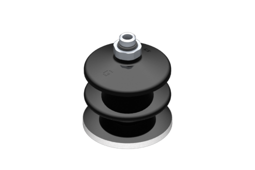 GIMATIC VACUUM CUP SUCTION CUP VG.LB53 NBR 50 SHORE, G1/8"” M, HEX 16MM W/ SILICONE RING