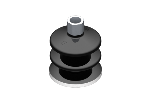 GIMATIC VACUUM CUP SUCTION CUP VG.LB53 NBR 50 SHORE, G1/4” F, HEX 16MM W/ SILICONE RING