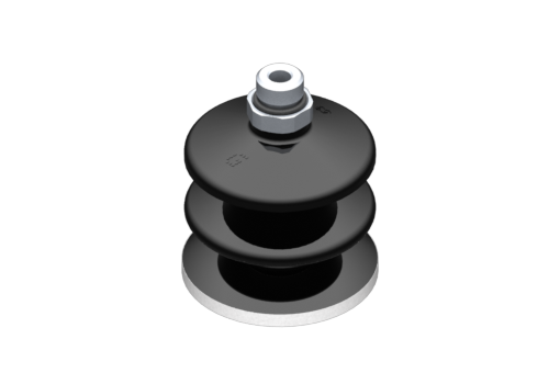 GIMATIC VACUUM CUP "SUCTION CUP VG.LB53 NBR 50 SHORE, G1/4" M, HEX 17MM W/ SILICONE RING"