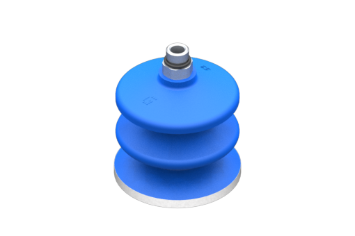 GIMATIC VACUUM CUP SUCTION CUP VG.LB53 HNBR 60 SHORE, G1/8" M, HEX 12MM W/ SILICONE RING