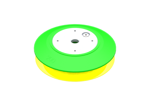 GIMATIC VACUUM CUP VG.BP200 SUCTION CUP, POLYURETHANE, 30/70 SHORE, G1/2" F