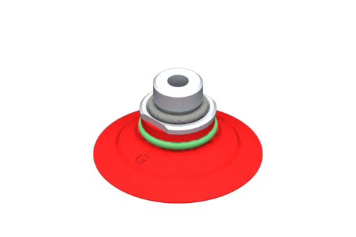 GIMATIC VACUUM CUP VG.CF33 SUCTION CUP, FDA-COMPLIANT SILICONE, 50 SHORE, G1/8" M/M5 F W/ VALVE