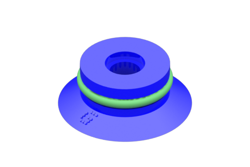 GIMATIC VACUUM CUP VG.CF22 SUCTION CUP, HNBR, 60 SHORE