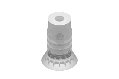 GIMATIC VACUUM CUP VG.LPG41 SUCTION CUP, FDA-COMPLIANT SILICONE, 40 SHORE, WITH INSERT