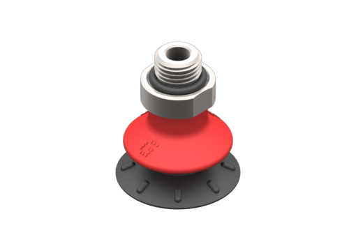 GIMATIC VACUUM CUP SUCTION CUP VG.IS25 POLYURETHANE 30/60 SHORE, G1/8"” M