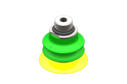 GIMATIC VACUUM CUP VG.GX25P SUCTION CUP, POLYURETHANE, 30/60 SHORE, W/ INT FILTER, G1/8"? M / M5 F