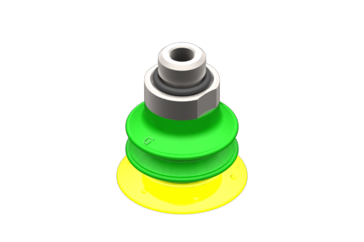 GIMATIC VACUUM CUP SUCTION CUP VG.GX25P POLYURETHANE 30/60 SHORE, W/ FILTER, G1/8"” M