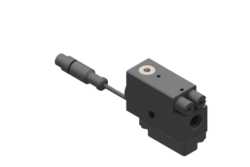 GIMATIC VACUUM EJ-ATM-LINE-SMALLX2-LP-2 VACUUM PUMP W/ HOLDER, G1/8" VAC PORT, VAC SWITCH PNP -20.67 INHG