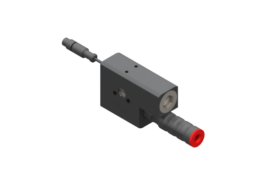 GIMATIC VACUUM EJ-BLOWOFF-MEDIUM-HF-2 VACUUM PUMP W/ HOLDER &amp; SILENCER, G3/8" VAC PORT, VAC SWITCH NPN -14.77 INHG