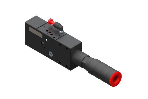 GIMATIC VACUUM EJ-BSVLG-LARGE-HV-2-ISO VACUUM PUMP W/ HOLDER &amp; SILENCER, READY-ISO 15407-1 VALVE, G1/2" VAC PORT