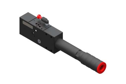 GIMATIC VACUUM EJ-BSVLG-LARGE-HV-3-ISO VACUUM PUMP WITH HOLDER AND INTEGRATED SILENCER, READY FOR ISO 15407-1 VALVE, G1/2" VACUUM PORT
