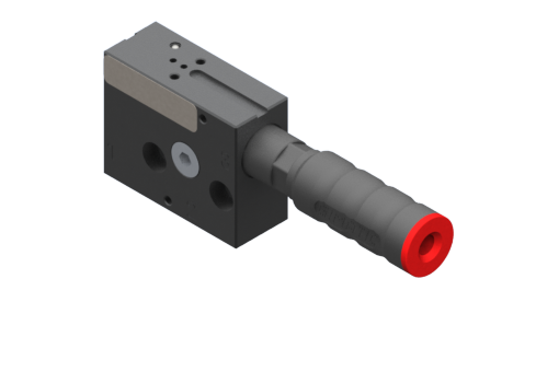 GIMATIC VACUUM EJ-BSVLG-MEDIUM-LP-2-ISO VACUUM PUMP WITH HOLDER AND INTEGRATED SILENCER, ISO 15218 VALVE CONNECTION, G1/4'' VACUUM PORT