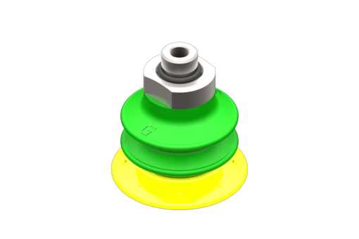 GIMATIC VACUUM CUP SUCTION CUP VG.GX35P POLYURETHANE 30/60 SHORE W/ FILTER, G1/8" M